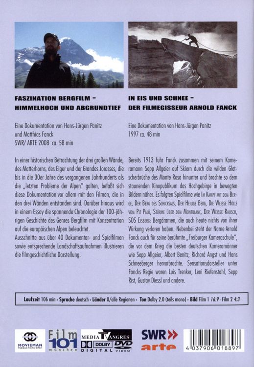 Produktbild: Himmelhoch und Abgrundtief - Die Geschichte des Bergfilms