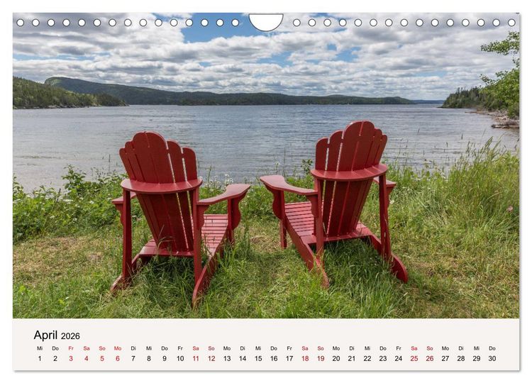 Produktbild: Neufundland Impressionen 2026 (Wandkalender 2026 DIN A4 quer), CALVENDO Monatskalender