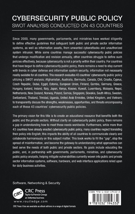 Produktbild: Cybersecurity Public Policy