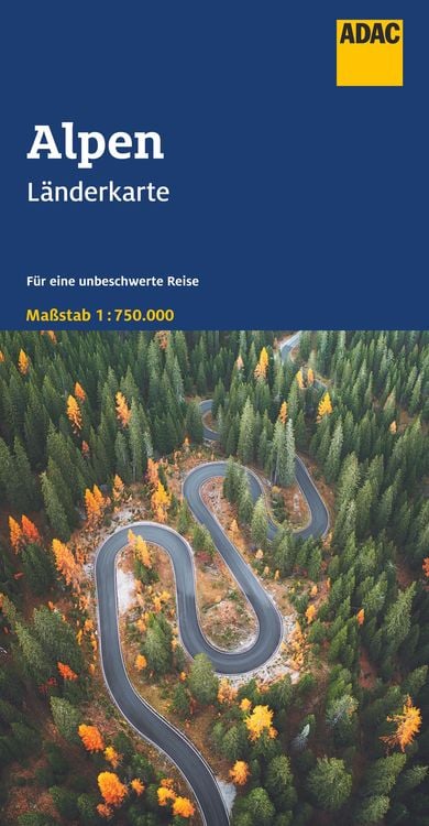 Bild vom Artikel ADAC Länderkarte Alpen 1:750.000 vom Autor 