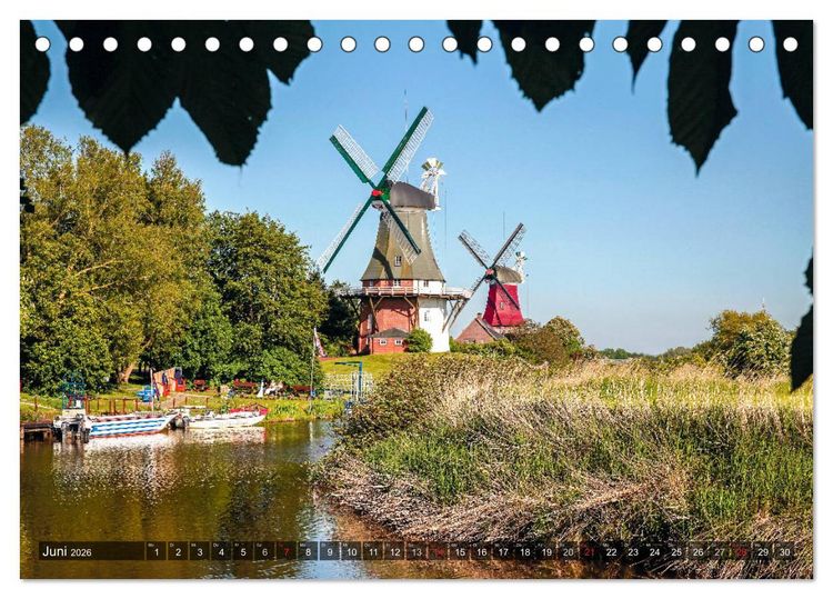Produktbild: Malerisches Greetsiel (Tischkalender 2026 DIN A5 quer), CALVENDO Monatskalender