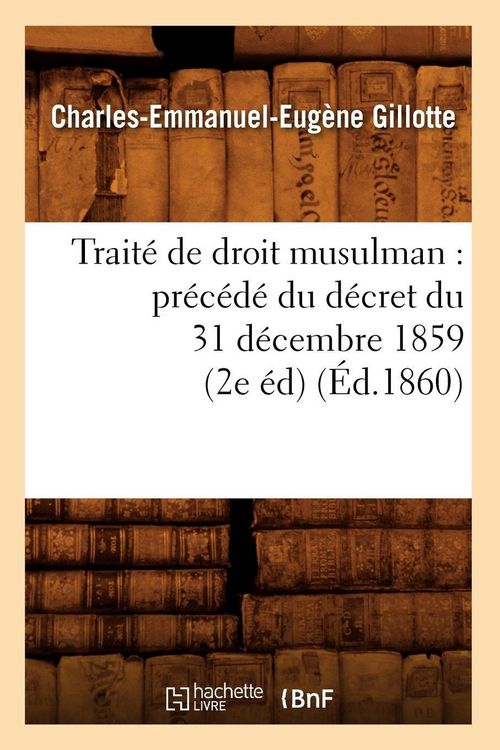 Produktbild: Trait&eacute; de droit musulman