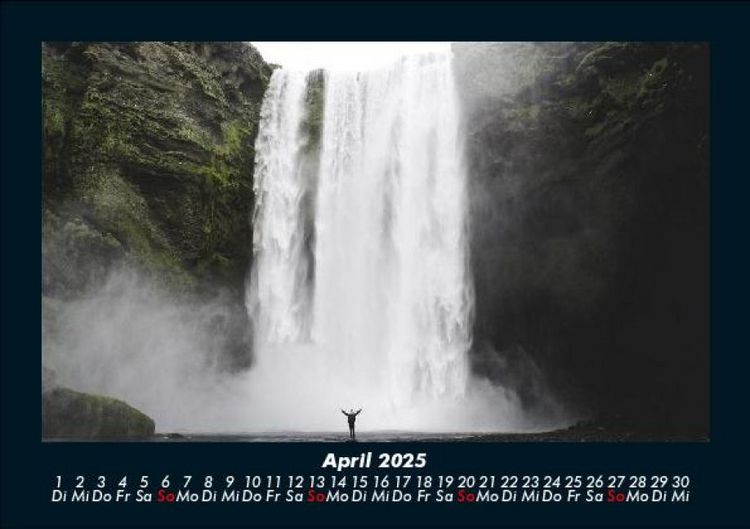 Produktbild: Wasserf&auml;lle 2025 Fotokalender DIN A5