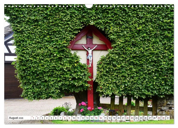 Produktbild: Kreuze und Kruzifixe rund um Simmerath in der Eifel (Wandkalender 2026 DIN A3 quer), CALVENDO Monatskalender