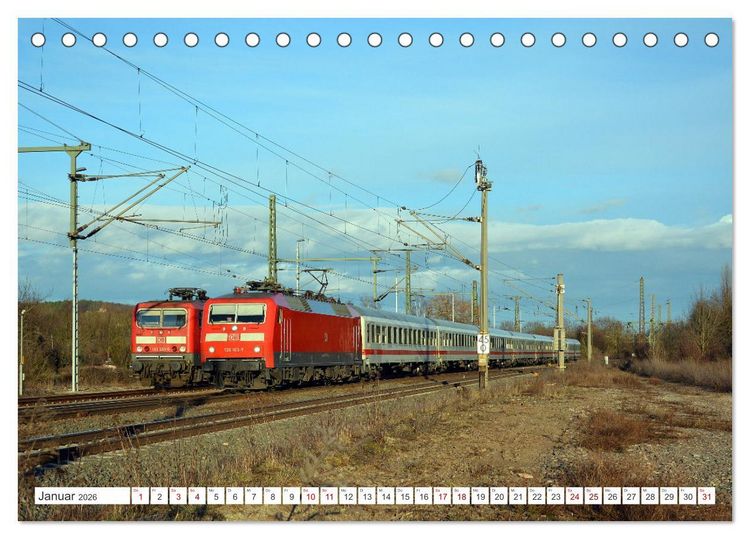 Produktbild: Die Baureihe 120 der Deutschen Bahn (Tischkalender 2026 DIN A5 quer), CALVENDO Monatskalender