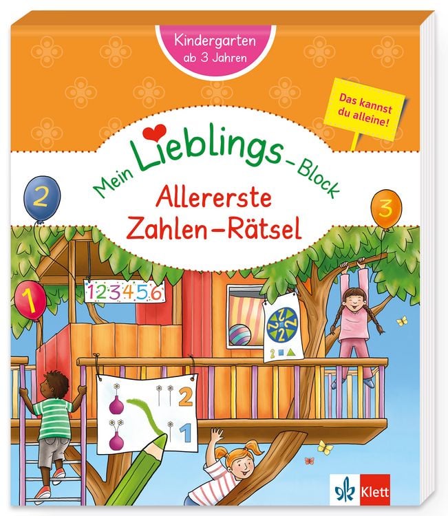 Produktbild: Klett Mein Lieblings-Block Allererste Zahlen-Rätsel