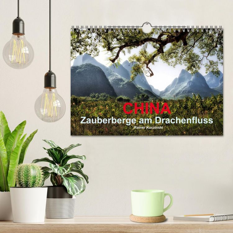 Produktbild: CHINA - Zauberberge am Drachenfluss (Wandkalender 2026 DIN A4 quer), CALVENDO Monatskalender