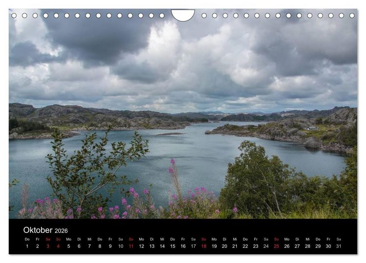 Produktbild: Norwegen - Der S&uuml;den (Wandkalender 2026 DIN A4 quer), CALVENDO Monatskalender