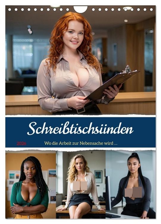 Produktbild: Schreibtischs&uuml;nden (Wandkalender 2026 DIN A4 hoch), CALVENDO Monatskalender