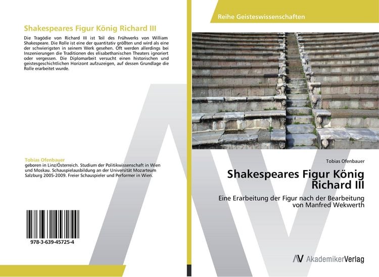 Produktbild: Shakespeares Figur K&ouml;nig Richard III