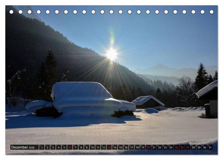 Produktbild: Eindrucksvolle Landschaften (Tischkalender 2026 DIN A5 quer), CALVENDO Monatskalender