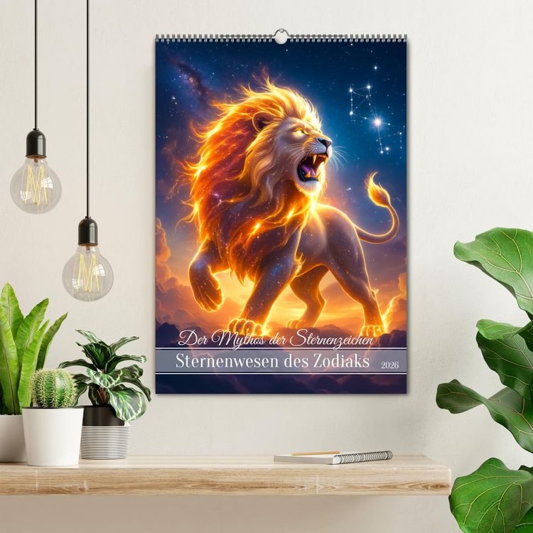 Produktbild: Der Mythos der Sternenzeichen - Sternenwesen des Zodiaks (Wandkalender 2026 DIN A2 hoch), CALVENDO Monatskalender