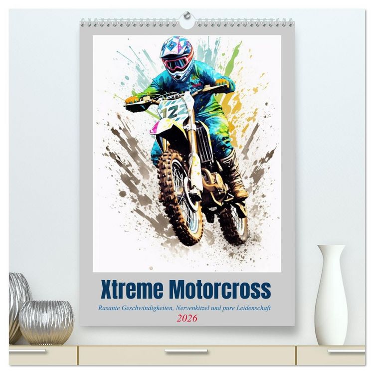 Produktbild: Xtreme Crossfire (hochwertiger Premium Wandkalender 2026 DIN A2 hoch), Kunstdruck in Hochglanz