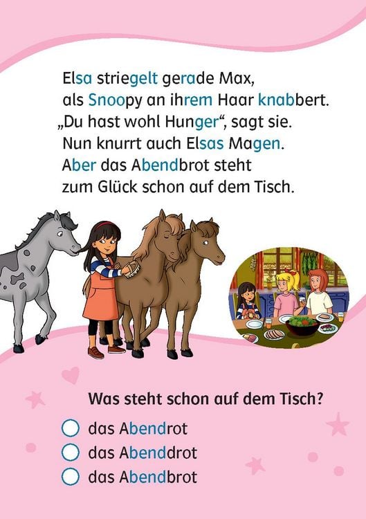 Produktbild: Lesefuchs Bibi & Tina: Leser&auml;tsel Lesestufe 1, Band 1