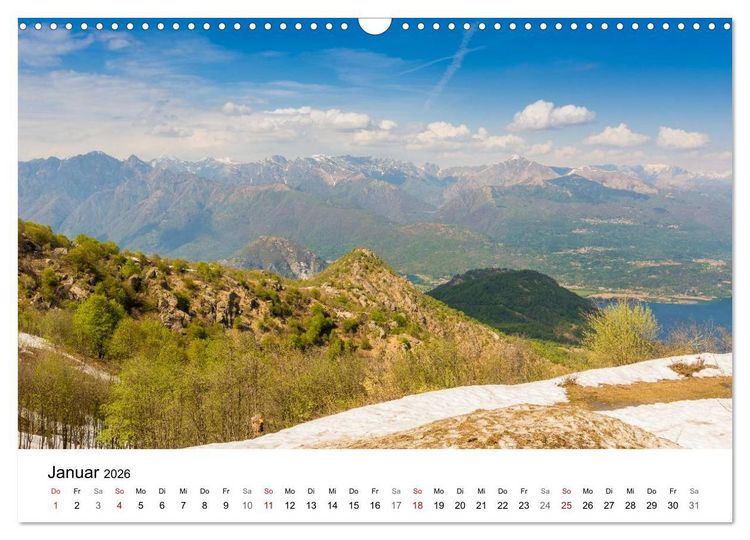 Produktbild: Lago Maggiore - Unterwegs am Westufer (Wandkalender 2026 DIN A3 quer), CALVENDO Monatskalender