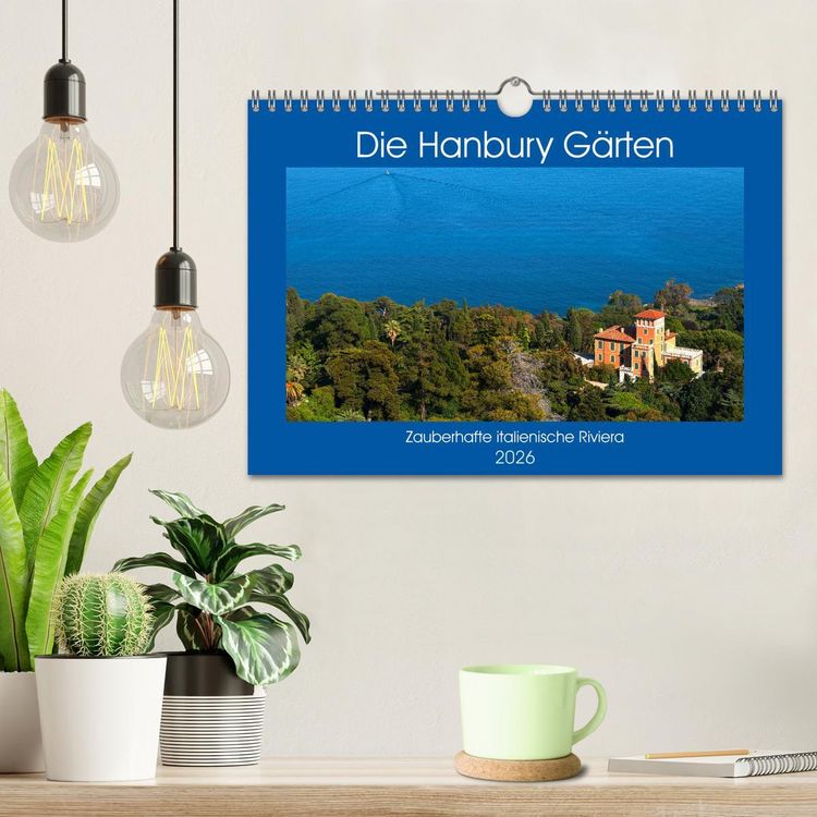 Produktbild: Zauberhafte Riviera - Die Hanbury G&auml;rten (Wandkalender 2026 DIN A4 quer), CALVENDO Monatskalender