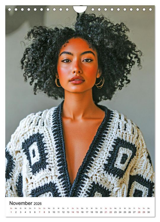 Produktbild: Knit Couture - Strick trifft Runway (Wandkalender 2026 DIN A4 hoch), CALVENDO Monatskalender
