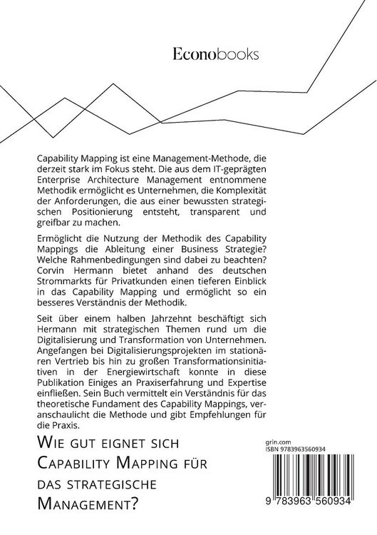 Produktbild: Wie gut eignet sich Capability Mapping f&uuml;r das strategische Management? Theoreti