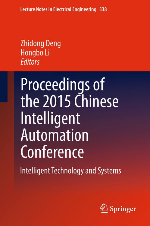 Produktbild: Proceedings of the 2015 Chinese Intelligent Automation Conference