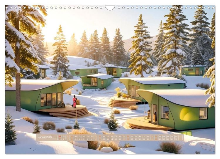 Produktbild: Idee des Wohnens (Wandkalender 2026 DIN A3 quer), CALVENDO Monatskalender