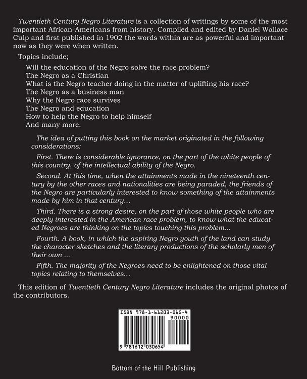 Produktbild: Twentieth Century Negro Literature