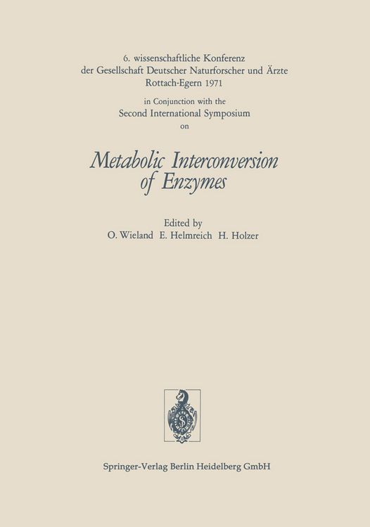 Produktbild: Metabolic Interconversion of Enzymes