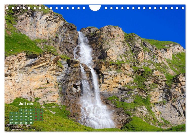 Produktbild: Gro&szlig;glockner wundersch&ouml;ne Berg- und Tierwelt (Wandkalender 2026 DIN A4 quer), CALVENDO Monatskalender