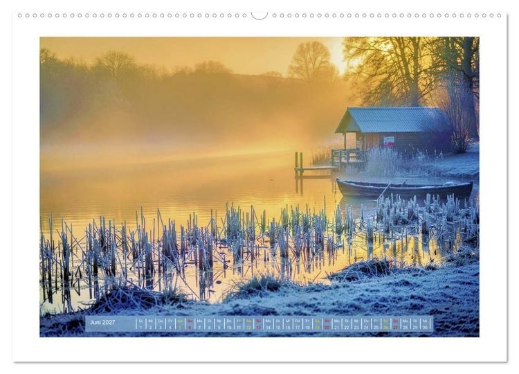 Produktbild: Th&uuml;ringer Winterlandschaften (hochwertiger Premium Wandkalender 2027 DIN A2 quer), Kunstdruck in Hochglanz