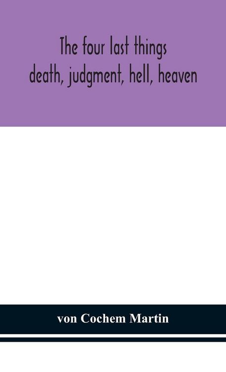 Produktbild: The Four Last Things