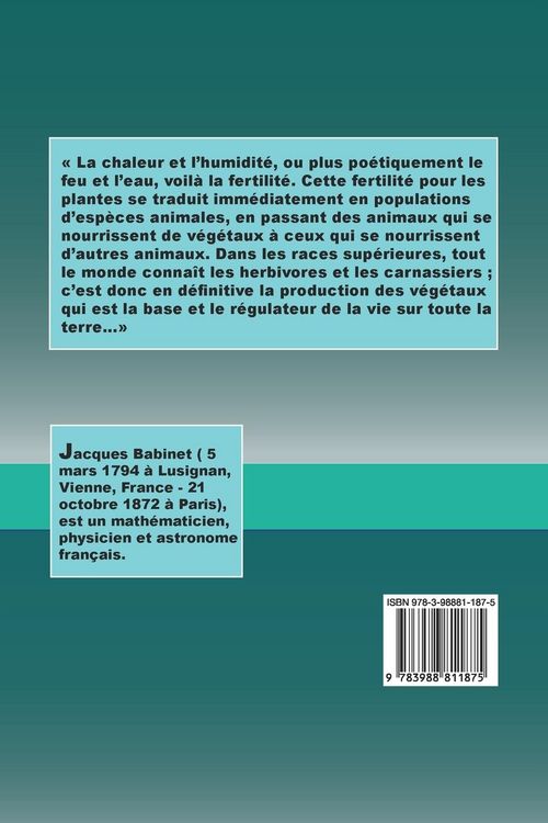 Produktbild: L'Eau et la Terre