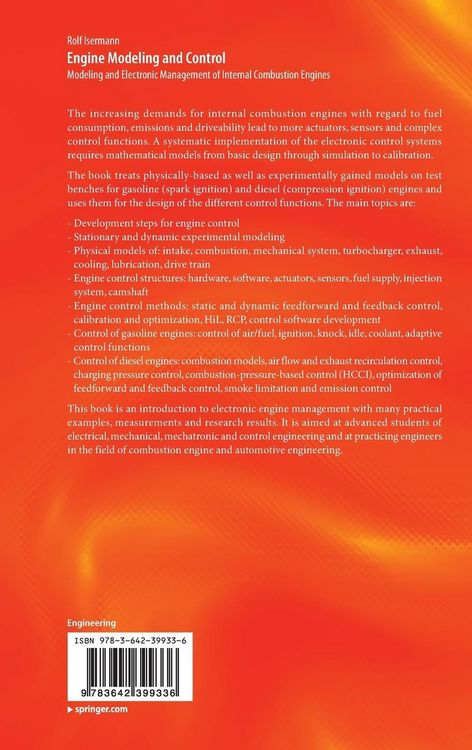 Produktbild: Engine Modeling and Control