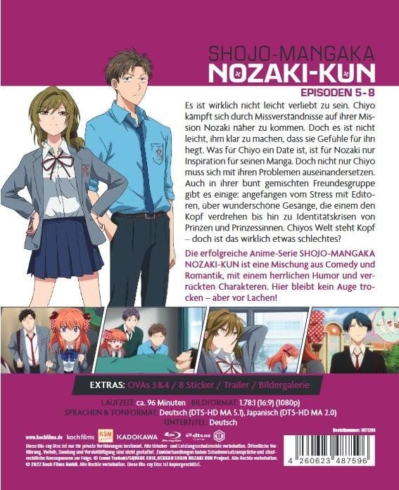 Produktbild: Shojo-Mangaka Nozaki-Kun Vol. 2 (Ep. 5-8)