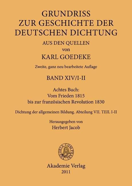 Produktbild: Achtes Buch: Vom Frieden 1815 bis zur franz&ouml;sischen Revolution 1830