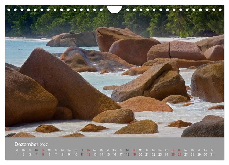 Produktbild: Seychellen (Wandkalender 2027 DIN A4 quer), CALVENDO Monatskalender