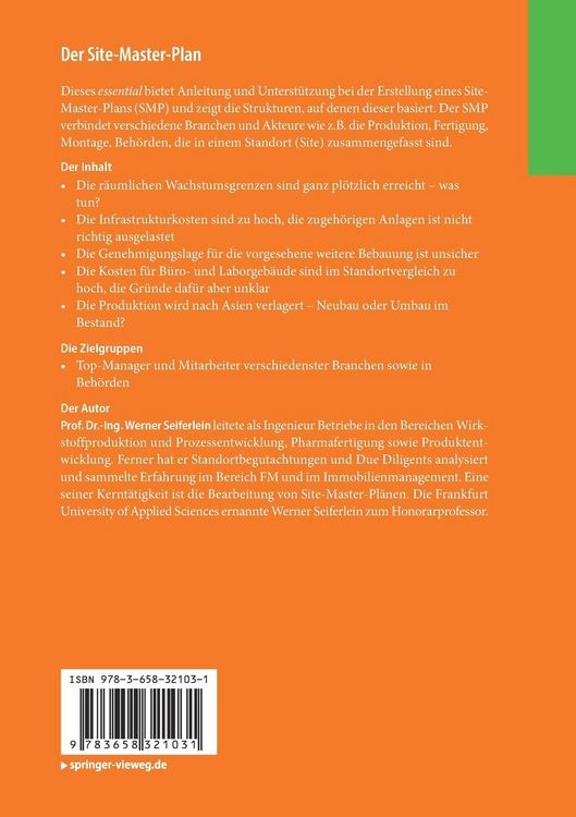 Produktbild: Der Site-Master-Plan