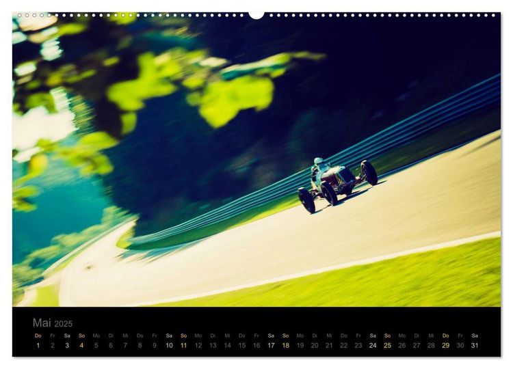 Produktbild: Classic Maserati Racing (Wandkalender 2025 DIN A2 quer), CALVENDO Monatskalender