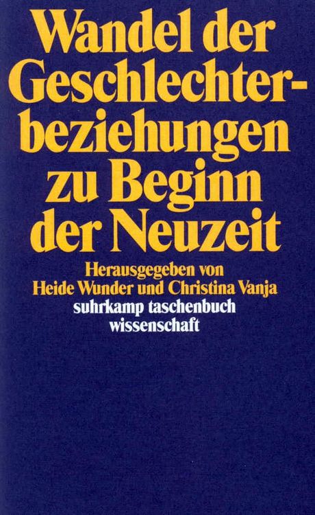 Produktbild: Wandel der Geschlechterbeziehungen zu Beginn der Neuzeit