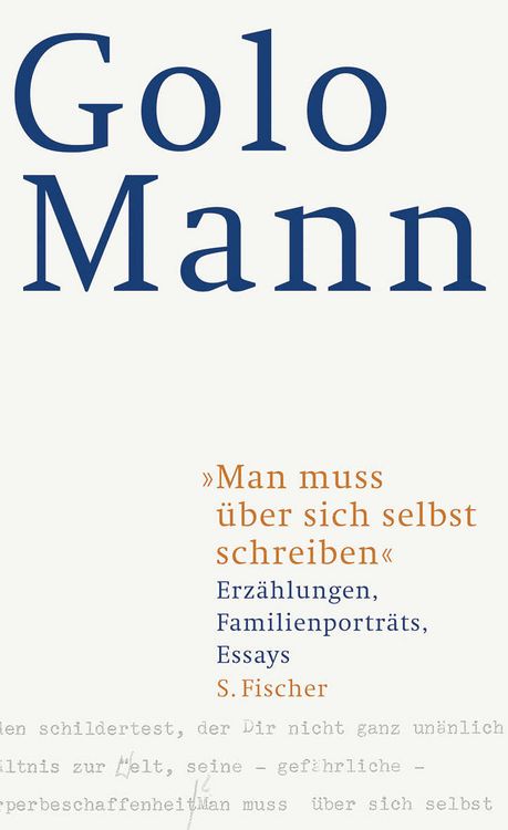 Produktbild: Man muss &uuml;ber sich selbst schreiben