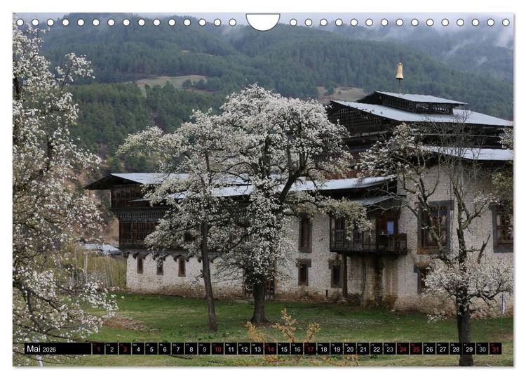 Produktbild: Druk Yul - Szenen aus Bhutan (Wandkalender 2026 DIN A4 quer), CALVENDO Monatskalender