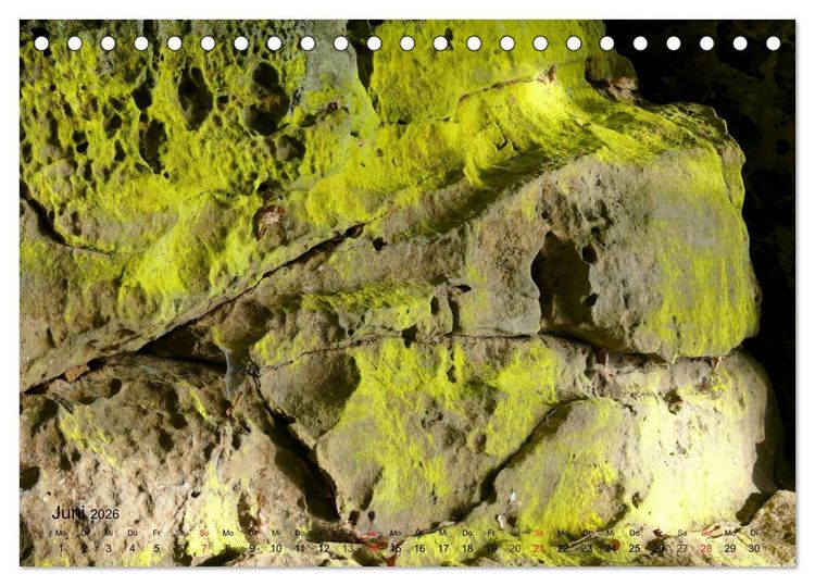 Produktbild: ElbsandSTEIN, kunstwerk der natur (Tischkalender 2026 DIN A5 quer), CALVENDO Monatskalender