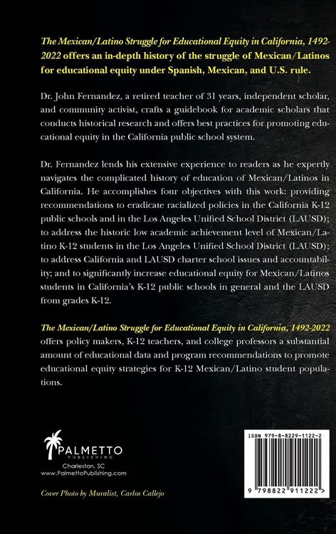 Produktbild: The Mexican/Latino Struggle for Educational Equity in California, 1492-2022