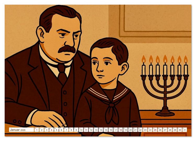 Produktbild: Franz Kafka (Wandkalender 2026 DIN A2 quer), CALVENDO Monatskalender