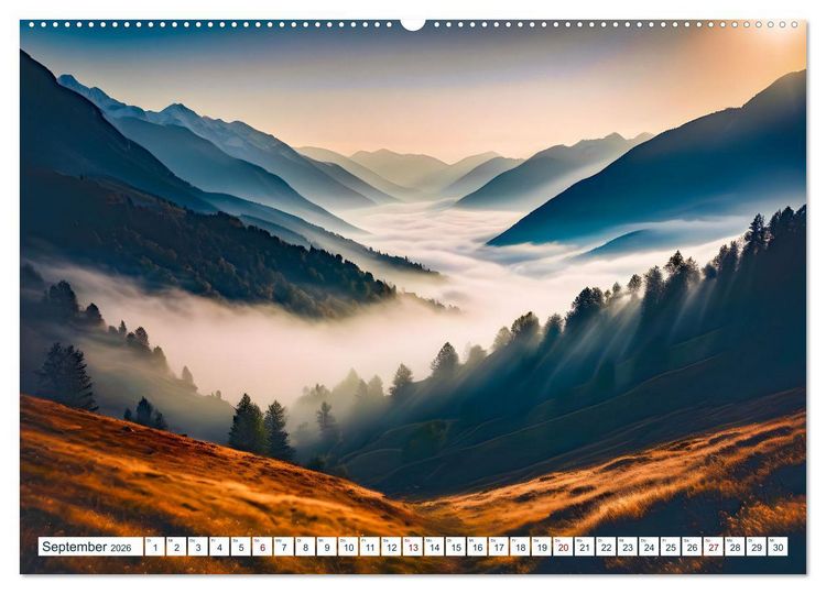 Produktbild: Wetter- und Naturph&auml;nomene (hochwertiger Premium Wandkalender 2026 DIN A2 quer), Kunstdruck in Hochglanz