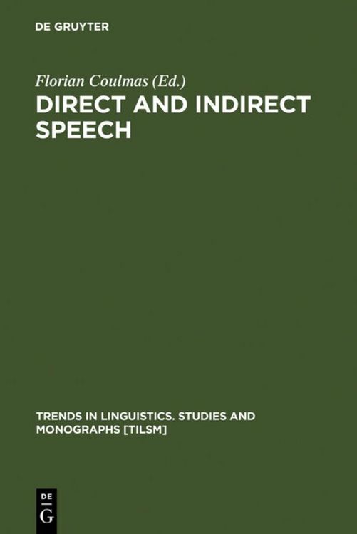 Produktbild: Direct and Indirect Speech