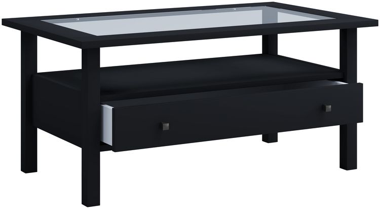 Produktbild: Holz Sofatisch Couchtisch Schublade Lingis L