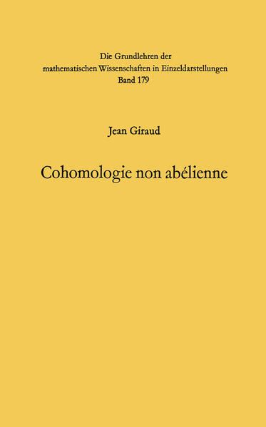 Produktbild: Cohomologie non abelienne