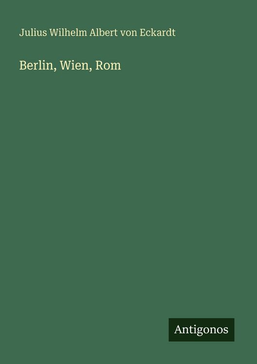 Produktbild: Berlin, Wien, Rom