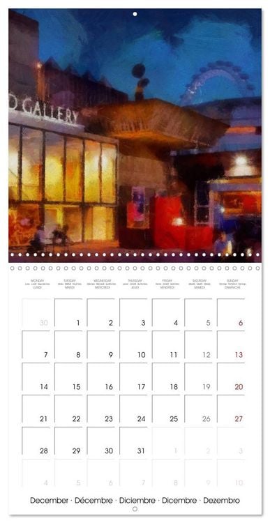 Produktbild: Brutalist Architecture of London (Wall Calendar 2026 12 &times; 12 Inch) CALVENDO 12 Month Wall Calendar
