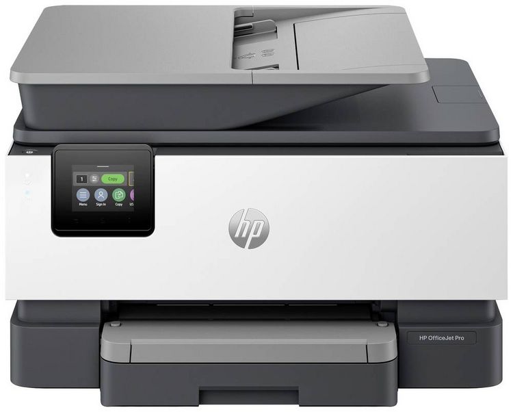 Produktbild: HP Officejet Pro 9120b All-in-One Multifunktionsdrucker Tintenstrahl Farbe A4 Drucker, Scanner, Kopierer, Fax ADF, Duplex-ADF, Duplex, LAN, USB