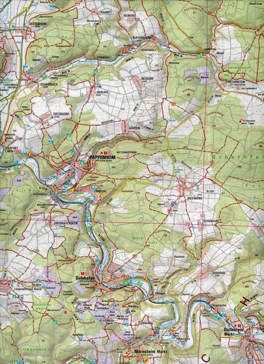 Produktbild: UK50-23 Naturpark Altm&uuml;hltal westlicher Teil